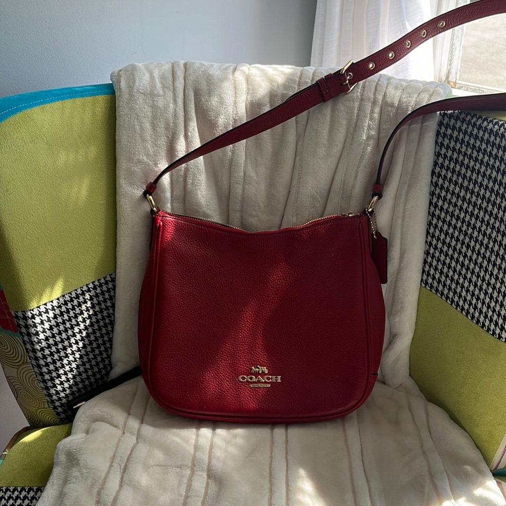 Ned red coach purse